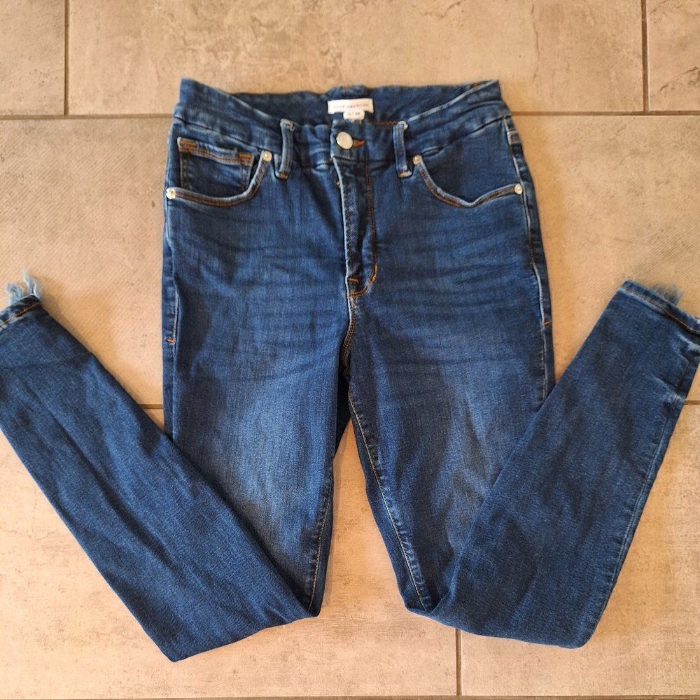 Good American Skinny Jeans in Deep Blue Wash